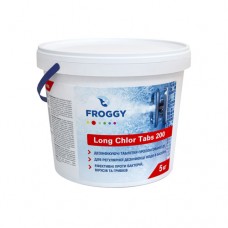 Хлор-Длительный (таблетки 200г) froggy, 25кг